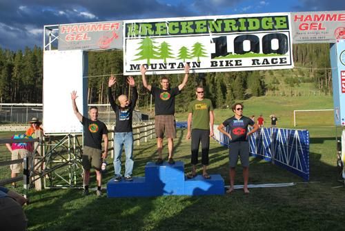 Men's podium
