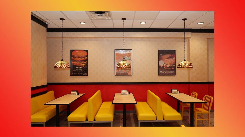 Retro McDonald&#039;s store makeover