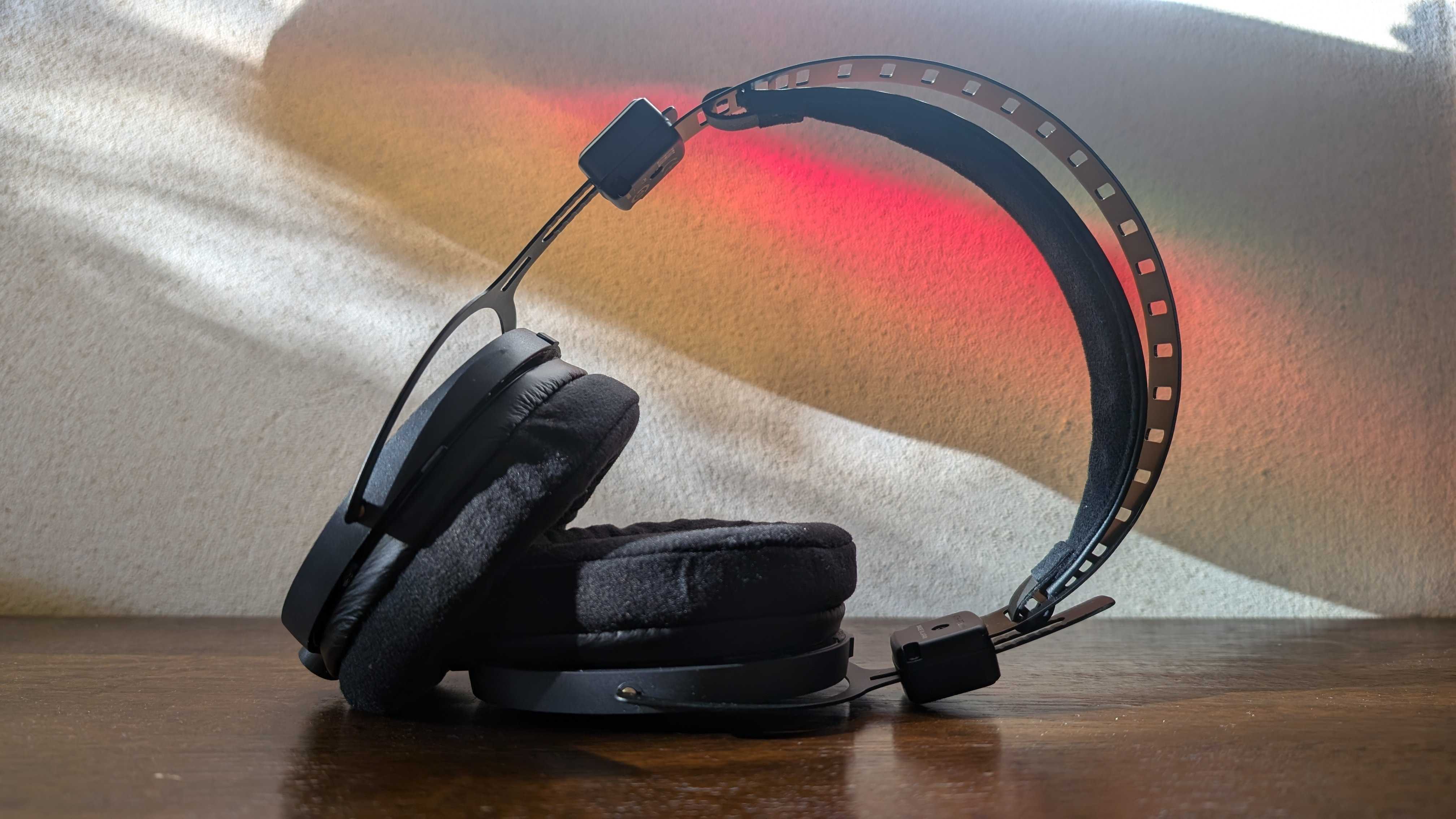 Audio-Technica ATH-R70XA shown half-folded on a table