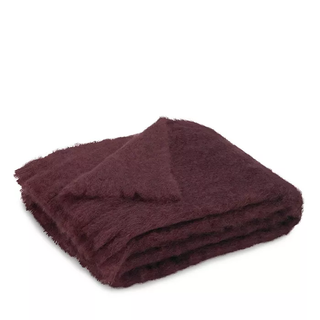 purple throw blanket