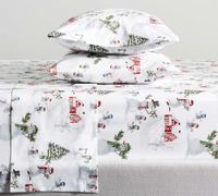 3. Snowman Percale Sheet Set:from $149 at Pottery Barn