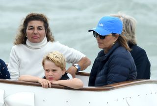 Carole Middleton at the King's Cup Regatta on August 08, 2019