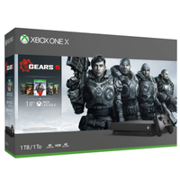 Xbox One X 1TB | Gears of War series | Xbox Game Pass + Xbox Live Gold one month trial | Was: £449.99 &nbsp;| Now: £299 | Save: £150