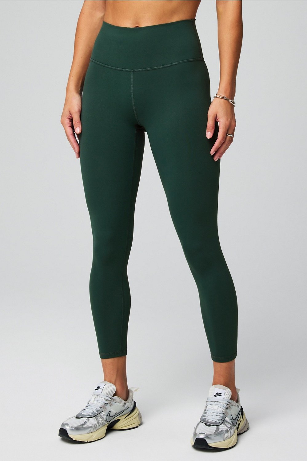 Fabletics PowerHold leggings in everpine