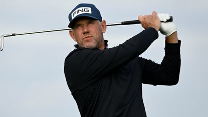 Lee Westwood of England pictured during the pro-am event on Wednesday February 1, 2023, ahead of the PIF Saudi International