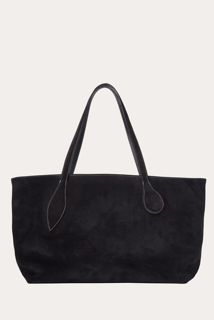 Liffner, Mega Sprout Tote Black Suede