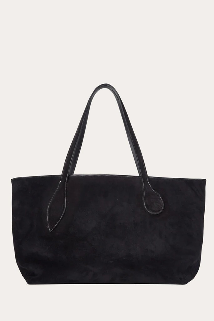 Liffner, Mega Sprout Tote Black Suede