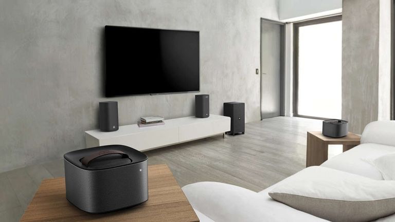 Discreet Bluetooth Surround Sound Living Room