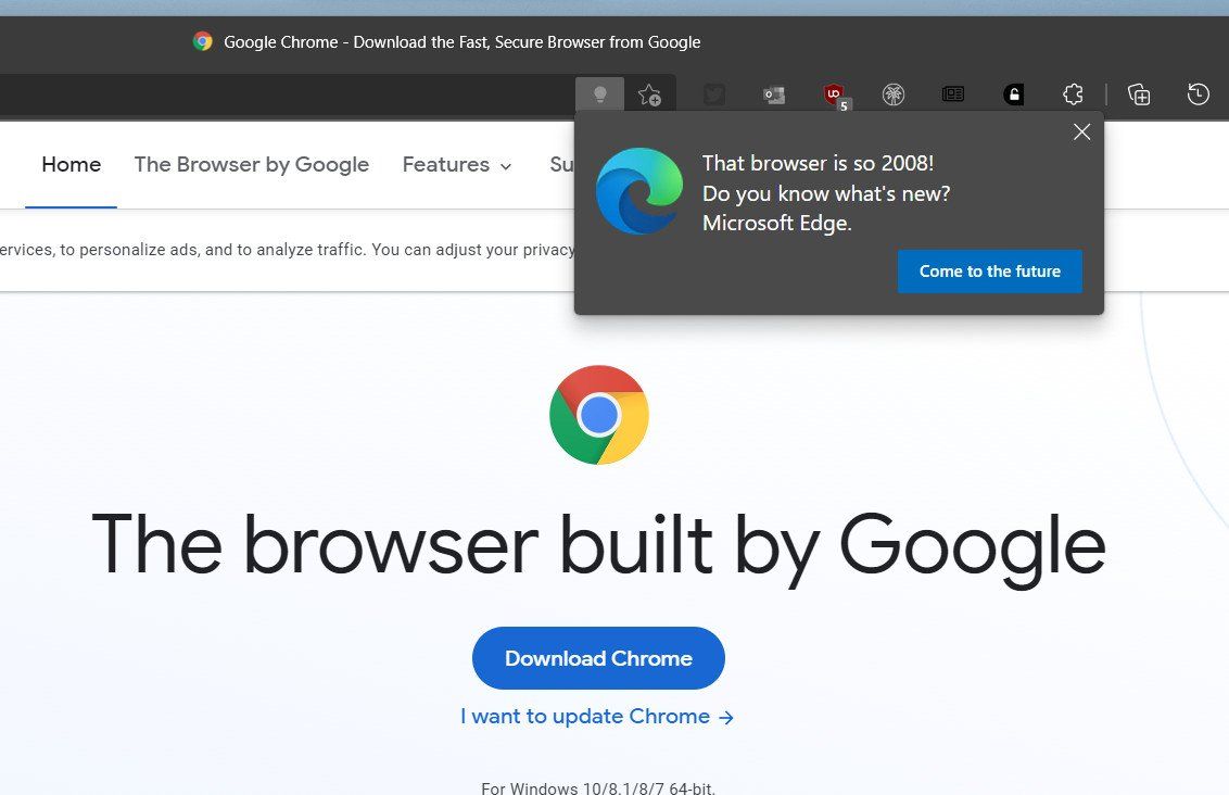 Microsoft calls Chrome 'so 2008' as part of the ongoing browser war ...