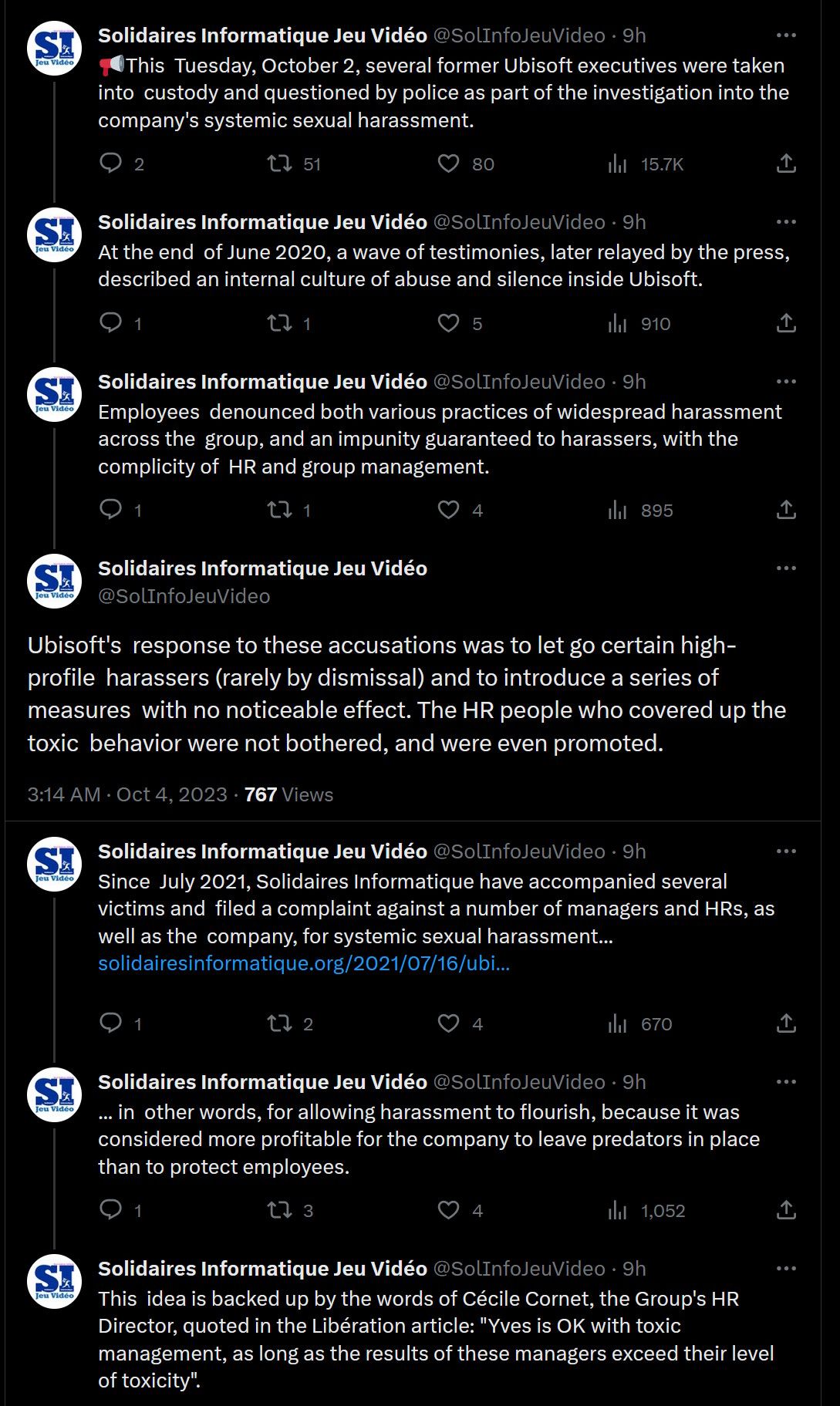 Five former Ubisoft employees arrested following investigation into ...