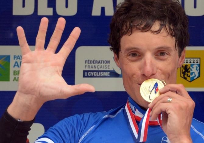 A fifth French time trial title for Sylvain Chavanel