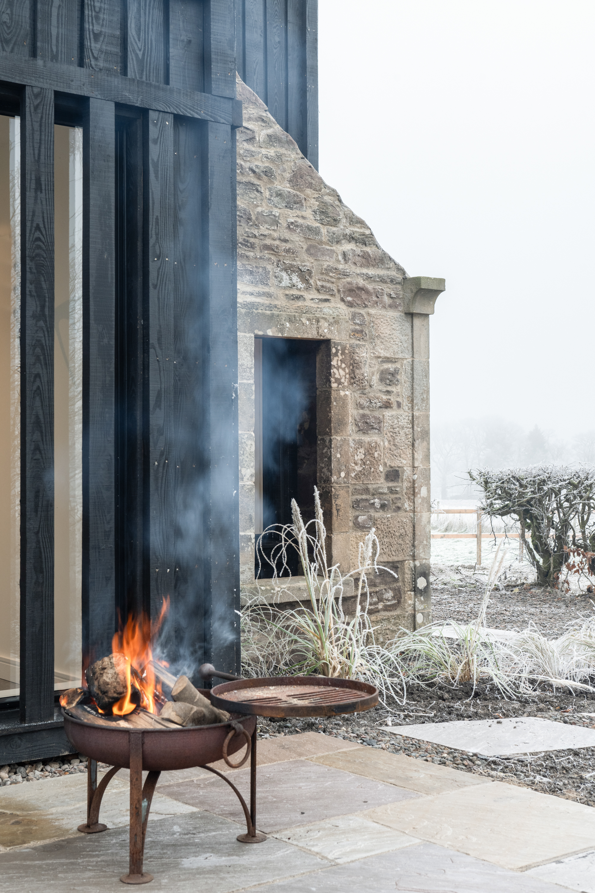 Scottish cottage Black and Stone by Mallett