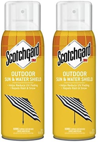 Scotchgard Outdoor Water & Sun Shield Fabric Spray, Water Repellent Spray for Spring and Summer Outdoor Gear and Patio Furniture, Fabric Spray for Outdoor Items, 10.5 Oz (pack of 2)