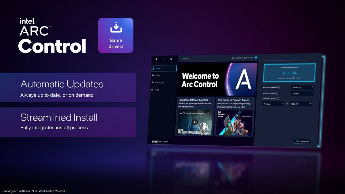 Arc A-Series Mobile Lineup
