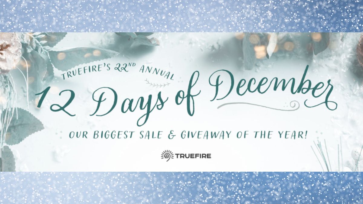 Save up to $150 on a range of next-level guitar lessons in TrueFire’s biggest sale of the year