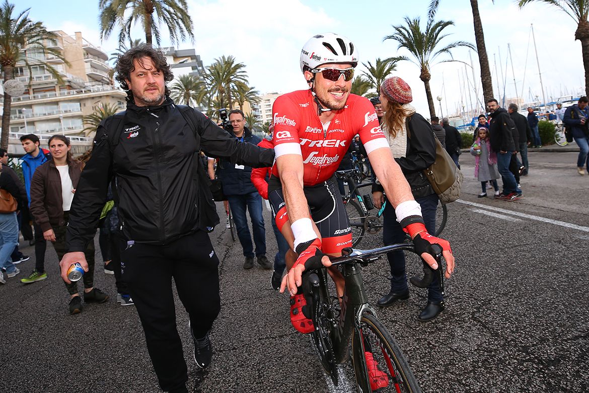 All smiles for Degenkolb after crossing the line