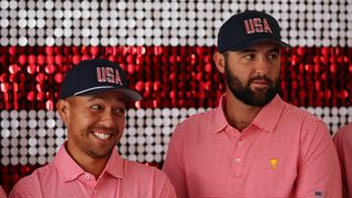 Xander Schauffele and Scottie Scheffler at the Presidents Cup