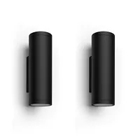 Philips Hue Ambiance Appear White & Colour Outdoor Wall Light (2-pack)