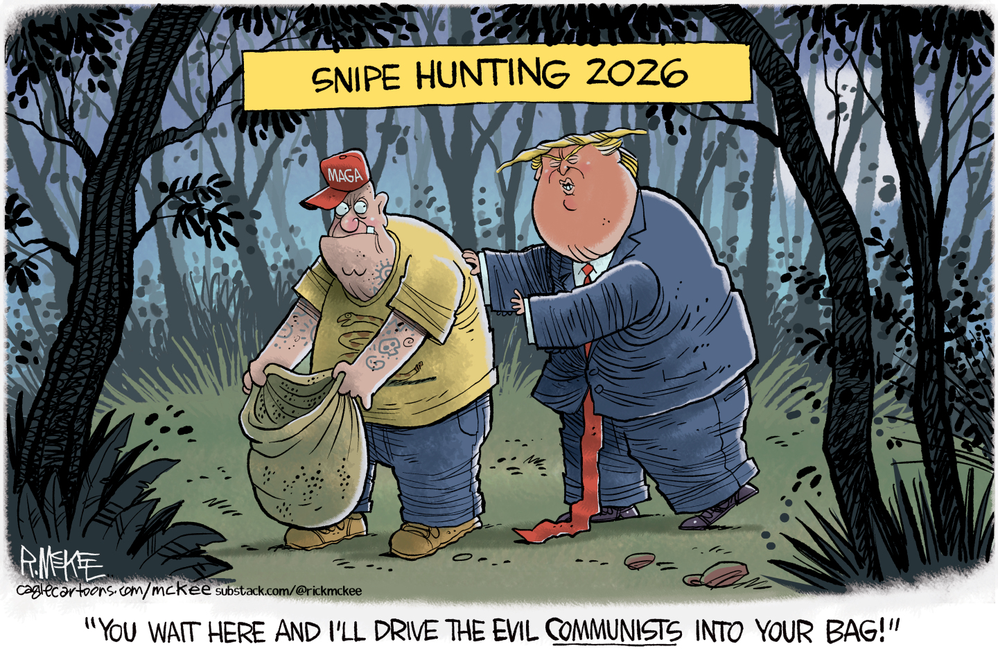 Political cartoon