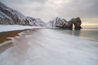 Durdle Door in the Snow