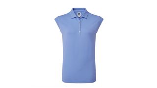 FootJoy Cap Sleeve Rib Knit Ladies Polo Shirt