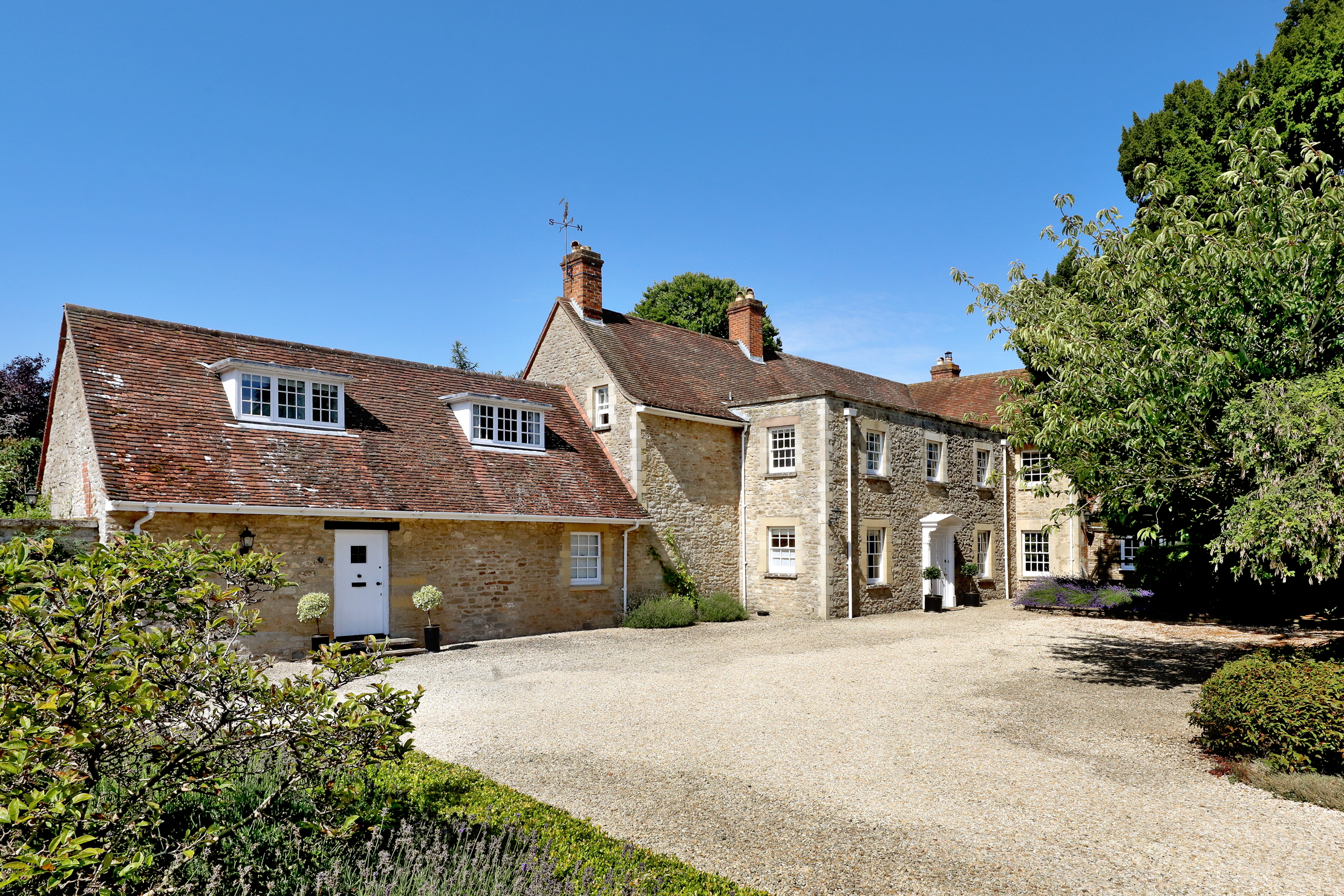 The front of the Old Rectory in Oxfordshire