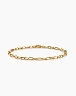 Dy Madison® Chain Bracelet in 18k Yellow Gold, 3mm