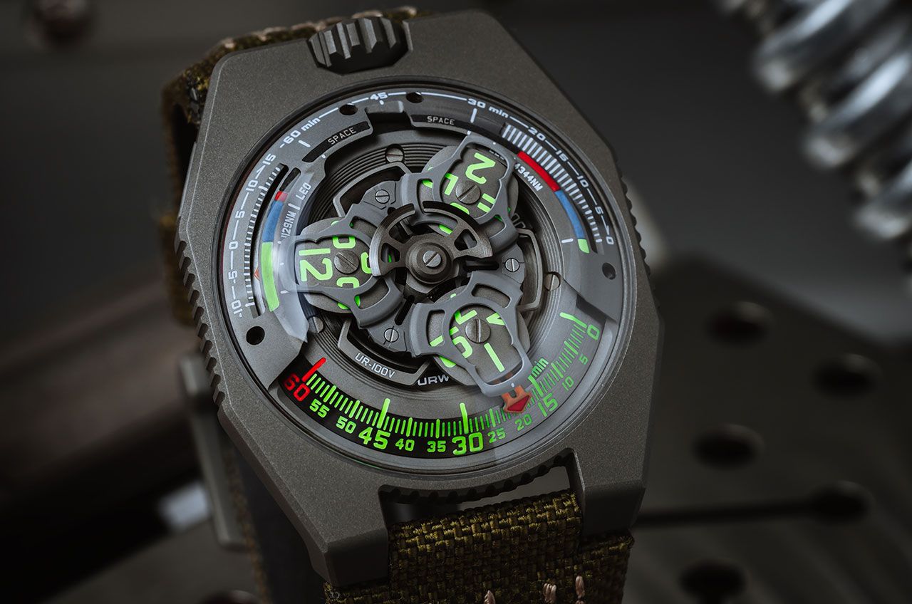 Urwerk&rsquo;s UR-100V P.02 wristwatch is limited to just 20 pieces and is available exclusively to Collective Horology members. Part of the proceeds will be donated to the Intrepid Sea, Air &amp; Space Museum for the ongoing display of the space shuttle Enterprise.