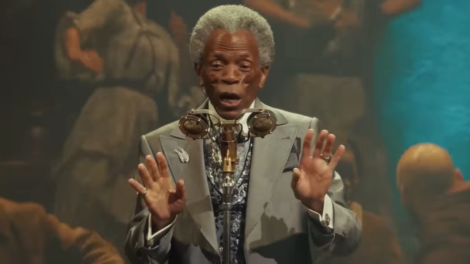 Andr&amp;eacute; De Shields is shown as Hermes in Hadestown: The Musical.