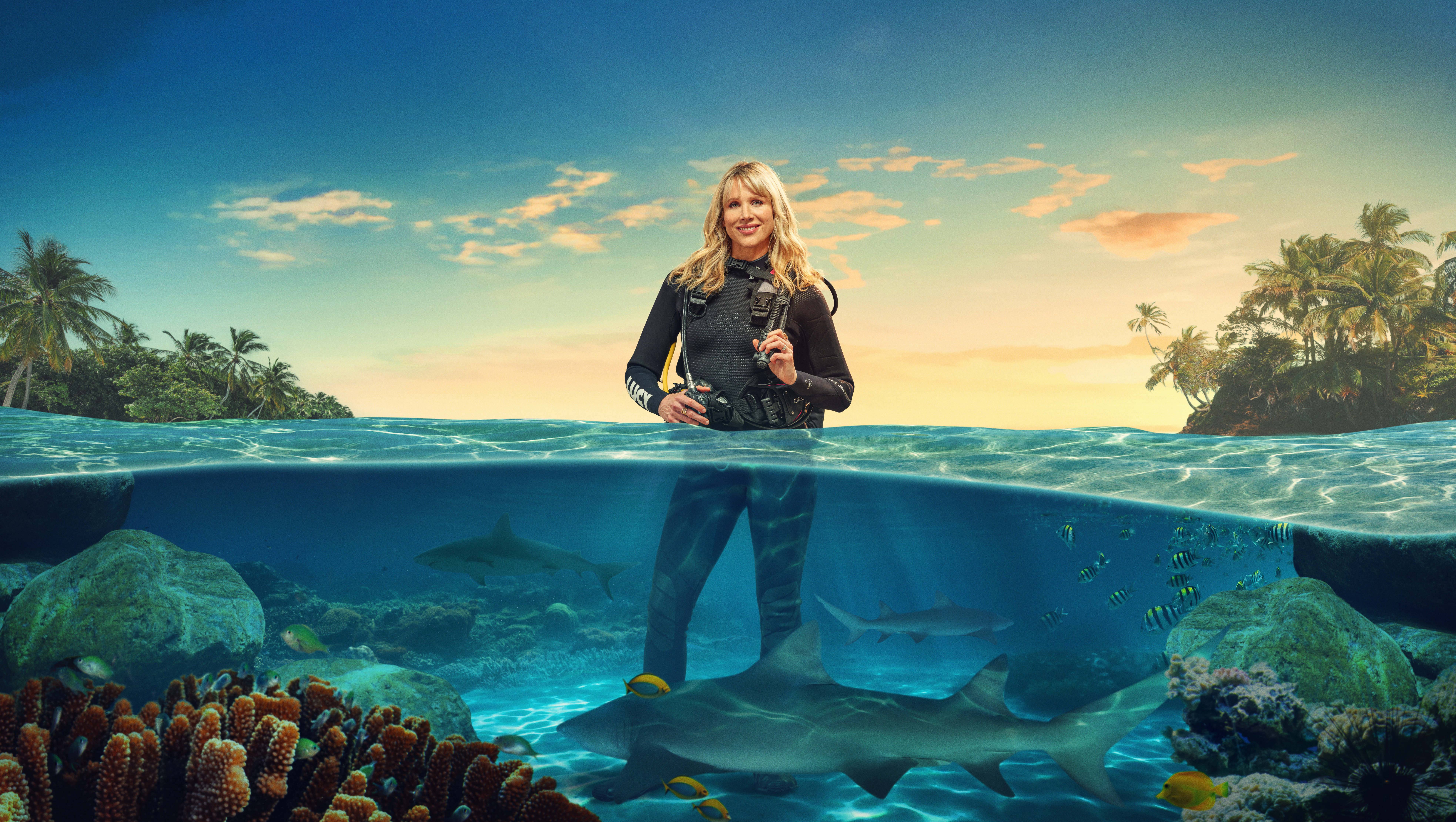 Lucy Punch on SHARK! Celebrity Infested Waters