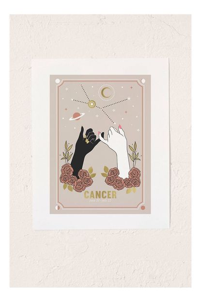 Zodiac Series Cancer Art Print