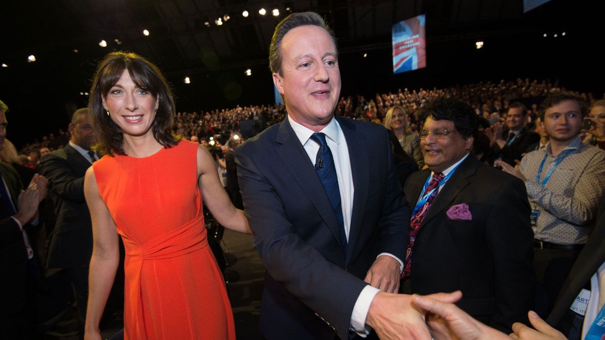 David Cameron and Samantha Cameron