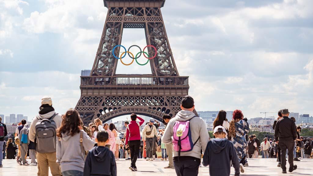 Eiffel Tower during 2024 Paris Summer Olympics