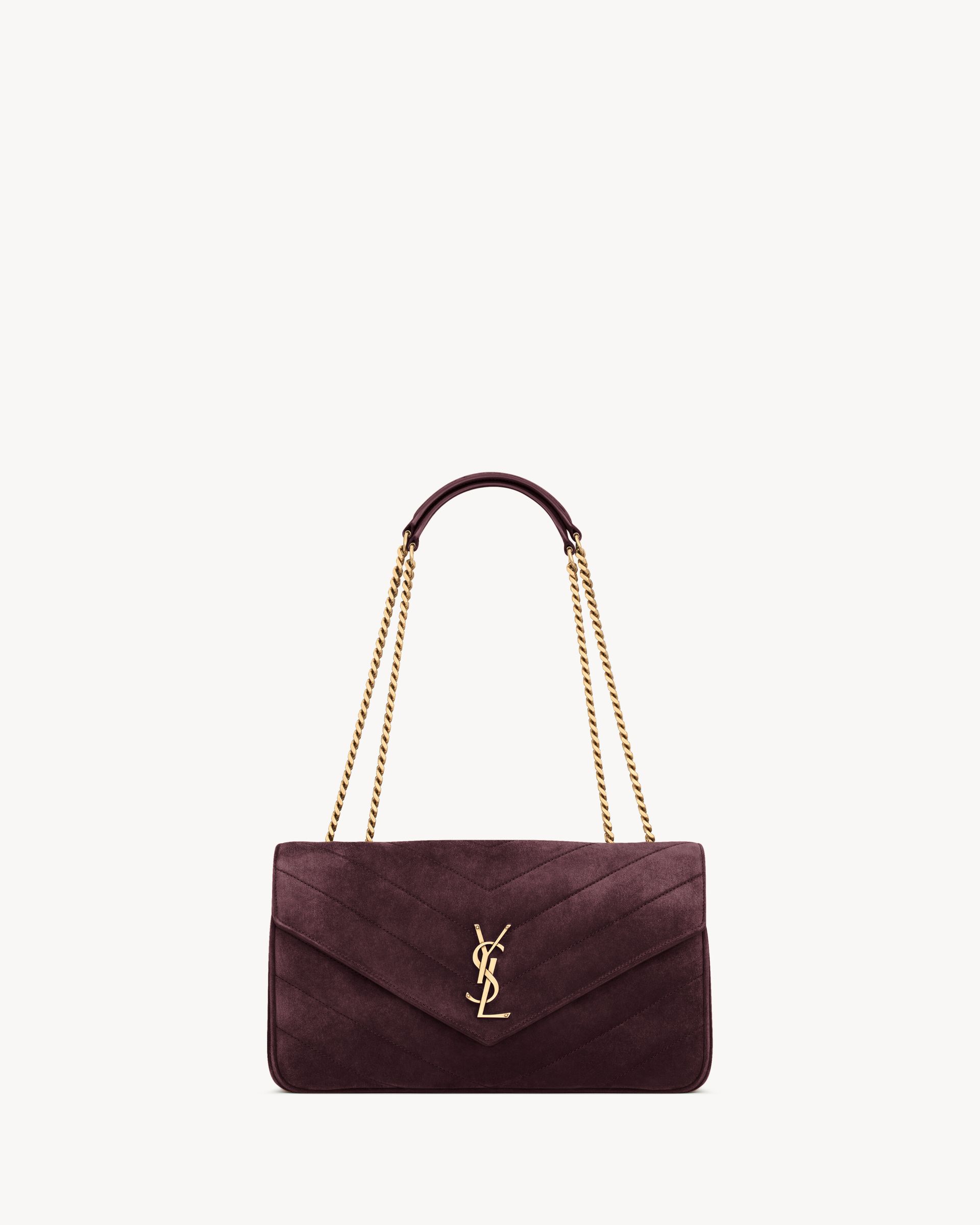 Loulou Medium in MatelassÉ Suede