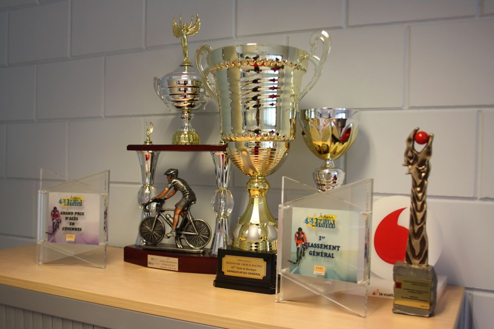 Trek Factory Racing show off some of the trophies