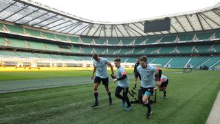 Red Bull rugby training