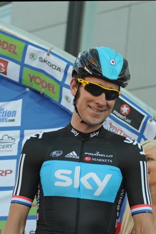 Bradley Wiggins was all smiles for sign on at the Tour of Britain