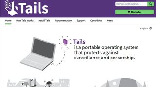 Tails website screenshot