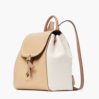color block bow backpack