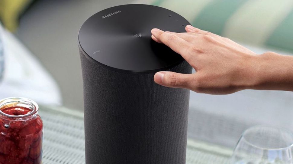 A photo of a samsung speaker