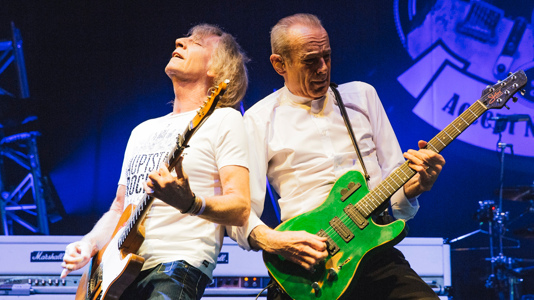 A picture of Rick Parfitt and Francis Rossi