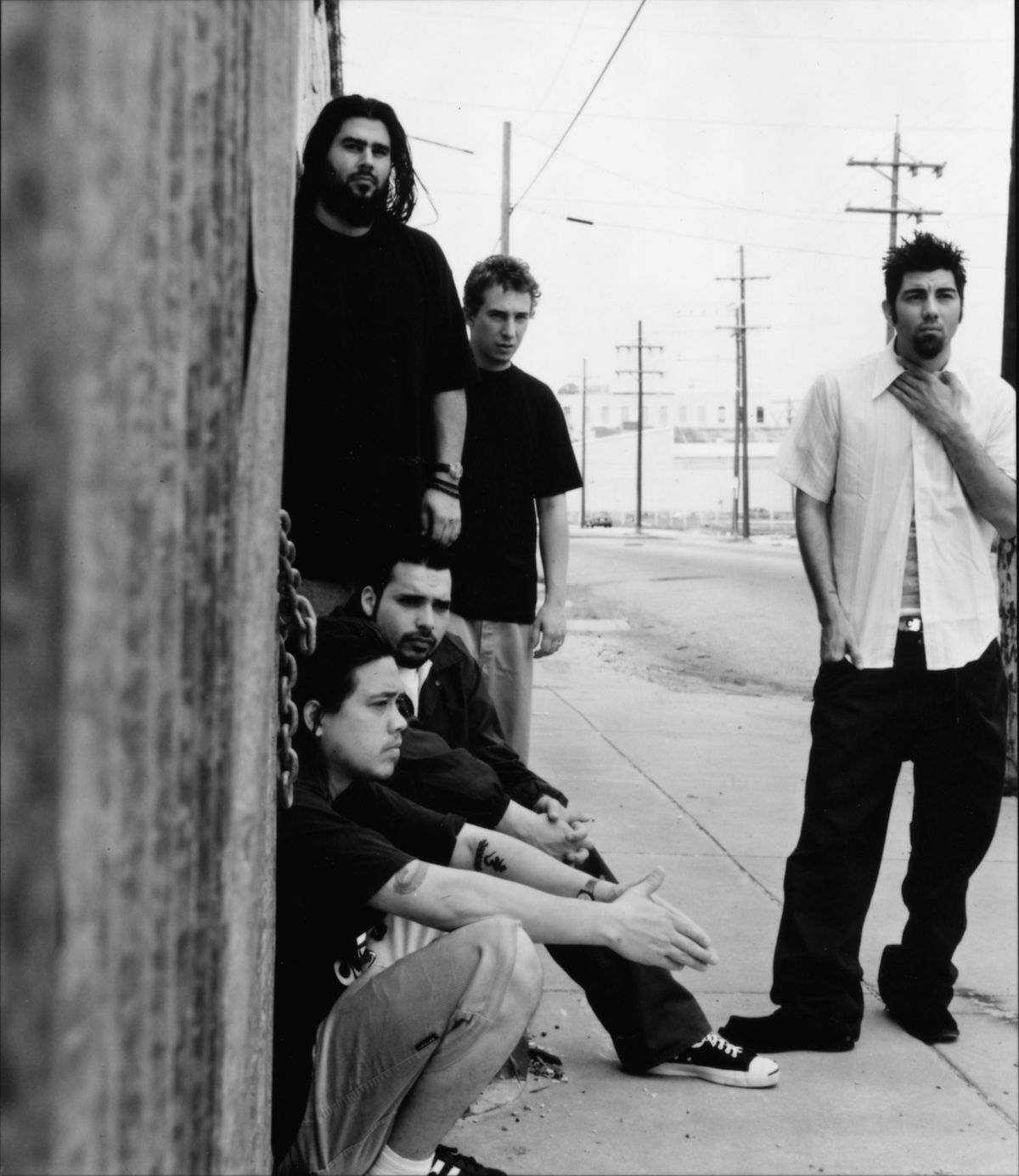 Chino, Abe and Stef lived together in 1997, when this shot was taken.