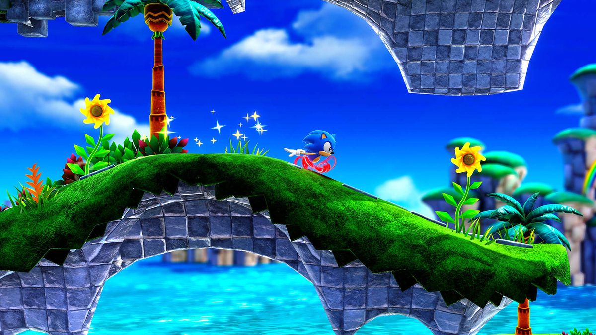 Green Hill Zone looks pretty good.