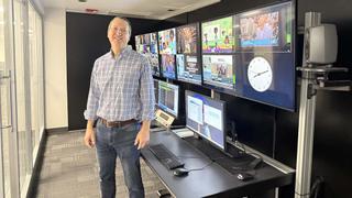 Brian Krieger of WUFT-TV with the Actus Multiviewer
