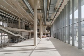 sanaa designed interior in Bezalel Academy of Arts and Design