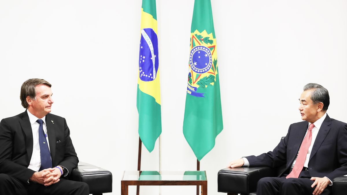 President Bolsonaro meeting with Chinese Foreign Minister Wang Yi