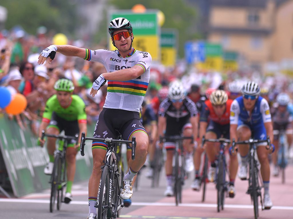 Peter Sagan does the Hula at the Tour de Suisse