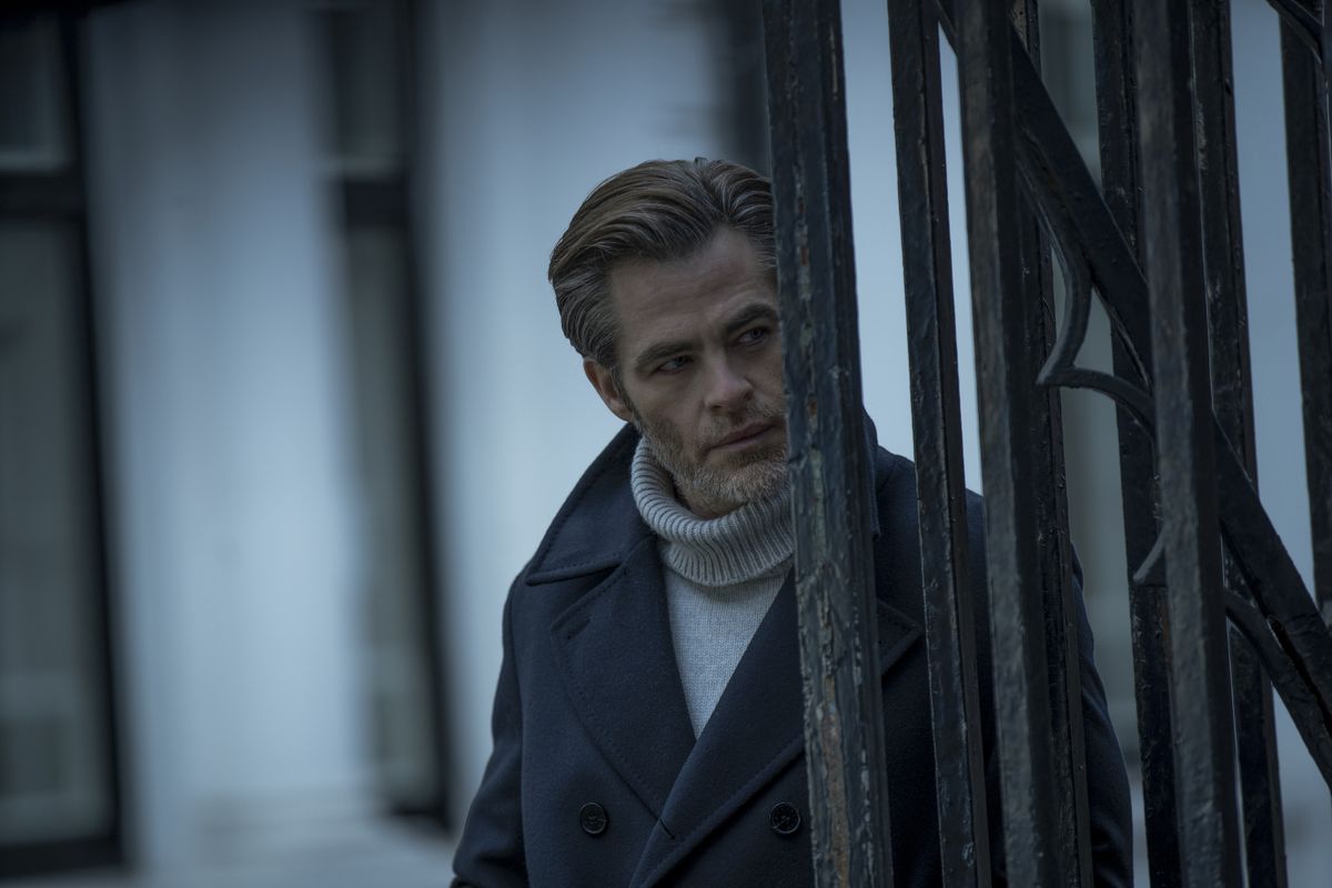 Chris Pine leads the cast as CIA operative Henry Pelham in Amazon Prime Video thriller All the Old Knives.