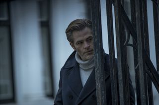 Chris Pine leads the cast as CIA operative Henry Pelham in Amazon Prime Video thriller All the Old Knives.