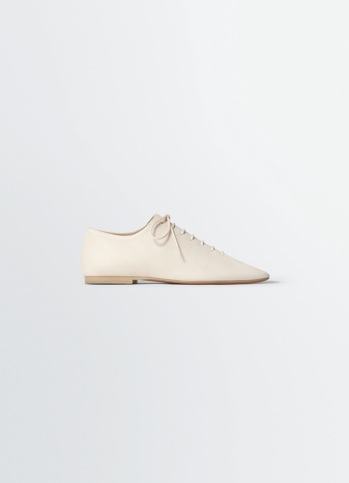 Souris Flat Classic Derbies in Leather